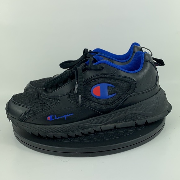 Champion Flex 21 Black/Blue Athletic Shoes Men’s Size 8.5 - Picture 9 of 13